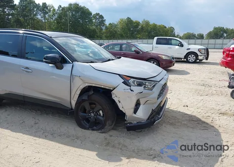 2019 Toyota Rav4 Hybrid Xse from USA, damaged, VIN 2T3EWRFV5KW042982